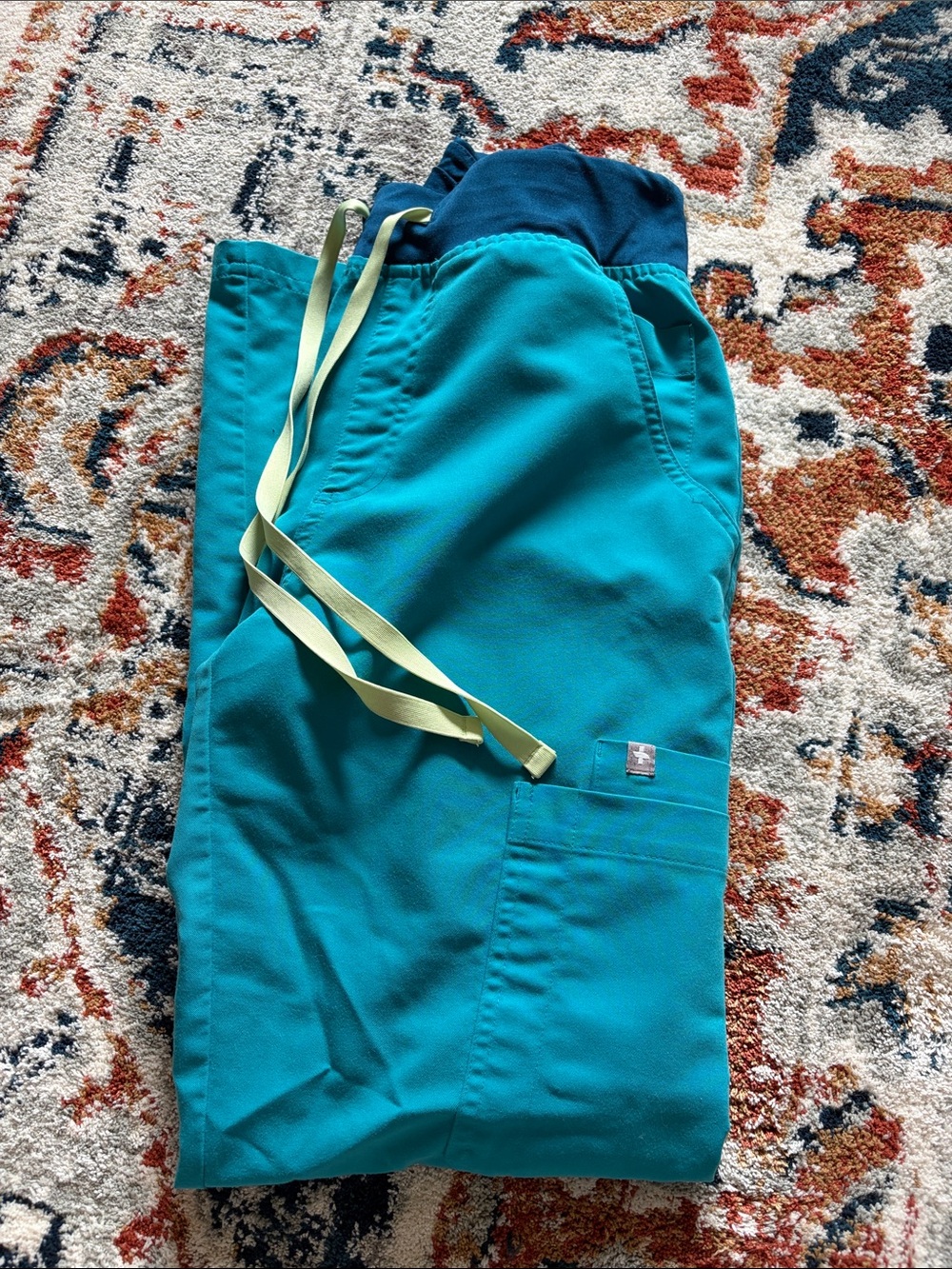 Teal FIGS Yola Straight Leg